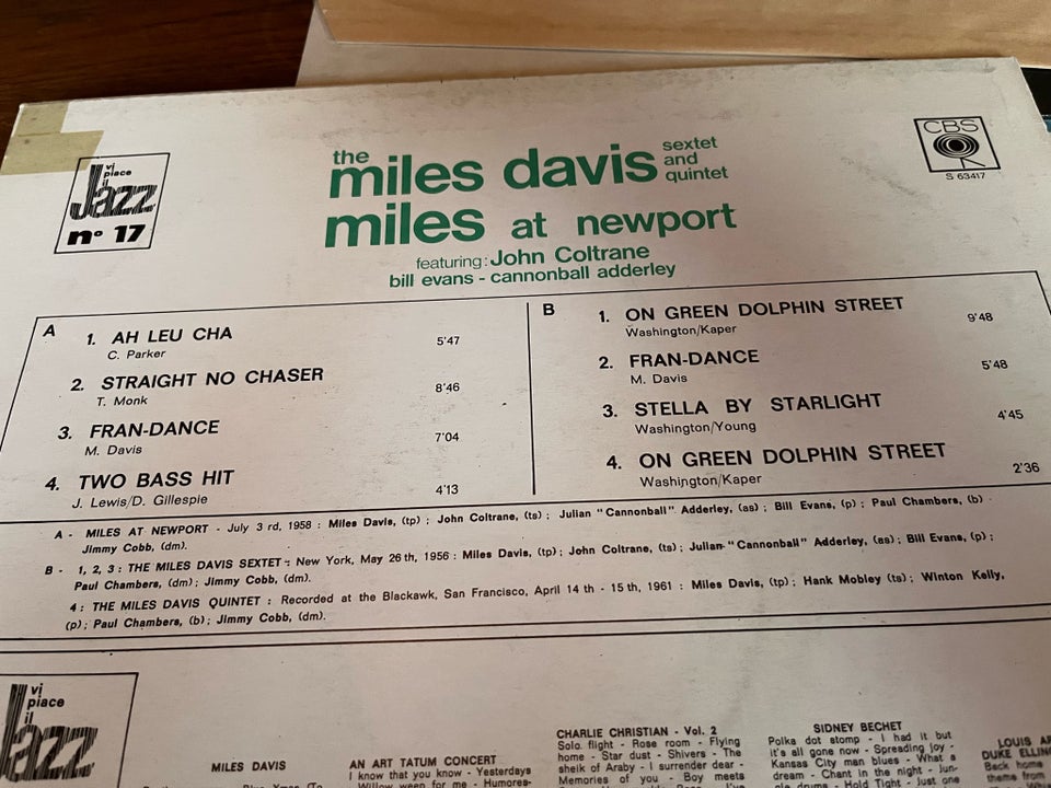 LP, Miles Davis, Miles at Newport