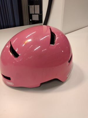 Cykelhjelm, ABUS model Scraper 3.0, pink, hovedstr 54-58cm(måles over panden og rundt om baghovedet)