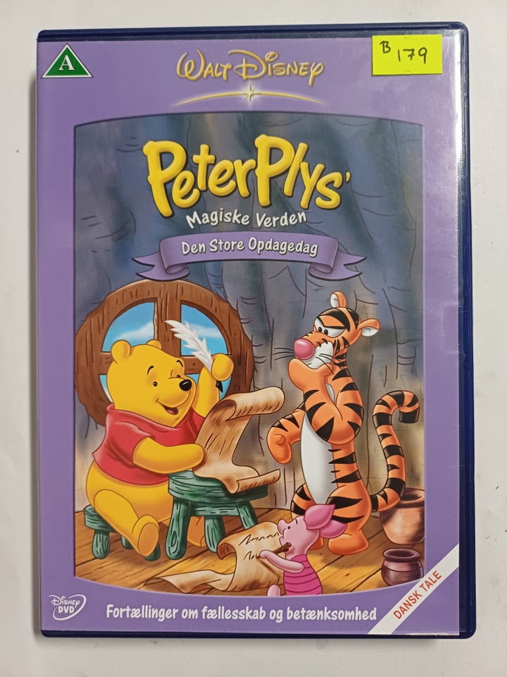 Peter Plys, instruktør Disney, DVD