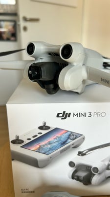 Drone, DJI Mini 3 Pro, Drone med RC1. Aldrig styrtet. Sælges da jeg ikke bruger den nok. 
