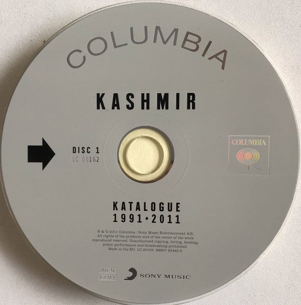 KASHMIR: Katalogue 1991-2011 dobbelt CD, rock