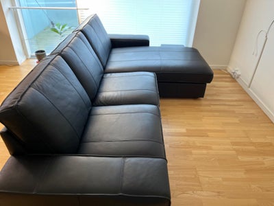 Sofa, læder, 3 pers. , Ikea, 

Ikea KIVIK sofa af ægte okselæder (narvlæder) i flot tilstand.

Sofae
