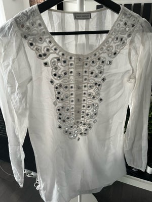 Bluse, Day Birger - Daily , str. 34, Hvid, Bomuld, Næsten som ny, Pen sommerbluse