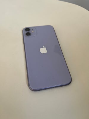 iPhone 11, 64 GB, God, iPhone 11 lilla 78 % batteri kapacitet den fungere super fint dsv ingen bong 