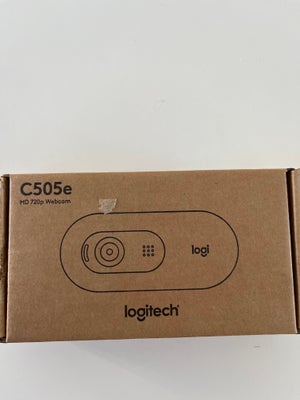 Webcam, Logitech C505e, Perfekt, Helt nyt, kasse aldrig åbnet. 