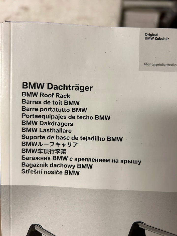 Tagbøjler, BMW