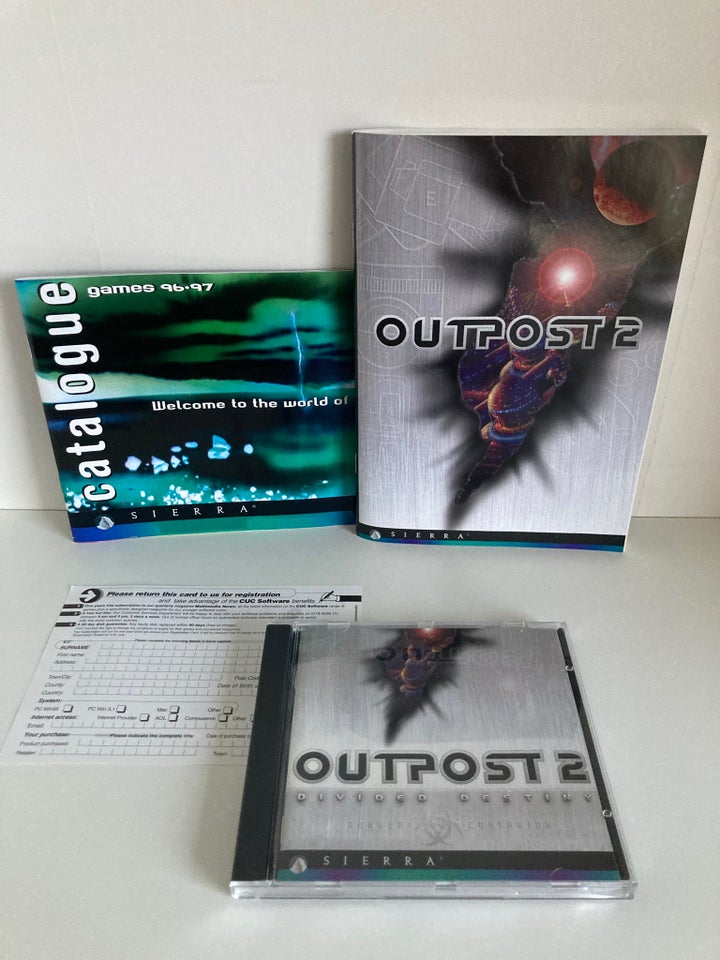 Outpost 2 Divided Destiny (1997) Big Box, til pc, realtime