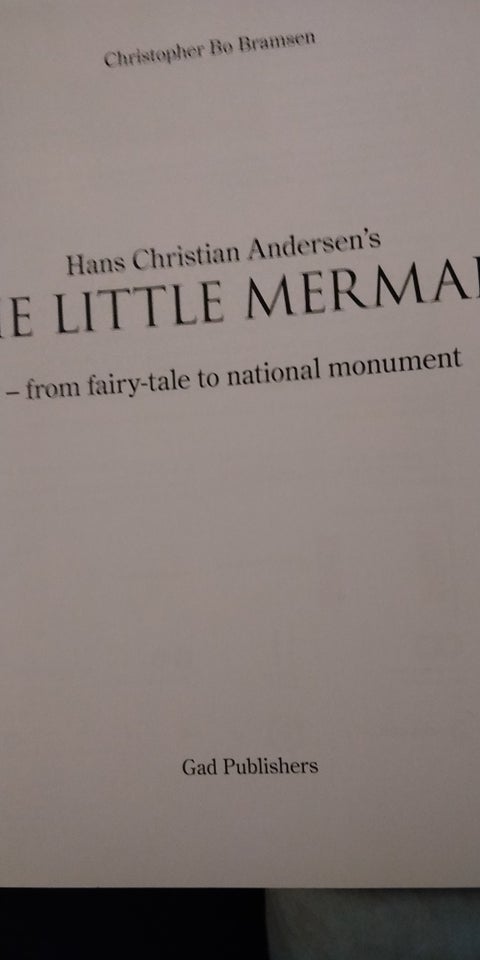 Hans Chr Andersen s The little mermaid , Bo Bramsen C., emne: