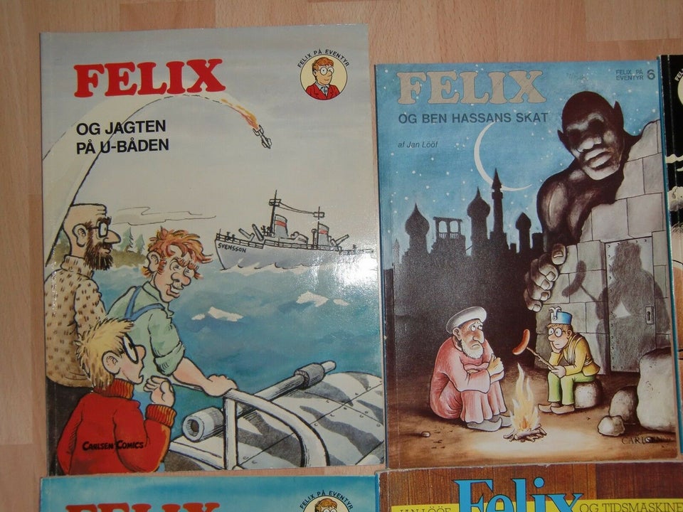 Felix, Jan Lööf og Werner Wejp Olsen, Tegneserie