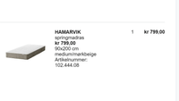 Madras, IKEA, b: 140 l: 200