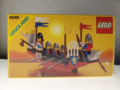 Lego Castle, 6049, Komplet sæt 6049 med den originale æske (åben), samlevejledning og de originale k