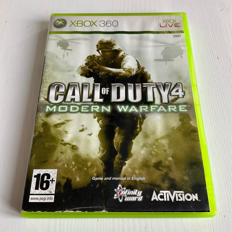 Call Of Duty 4: Modern Warfare, Xbox 360, action