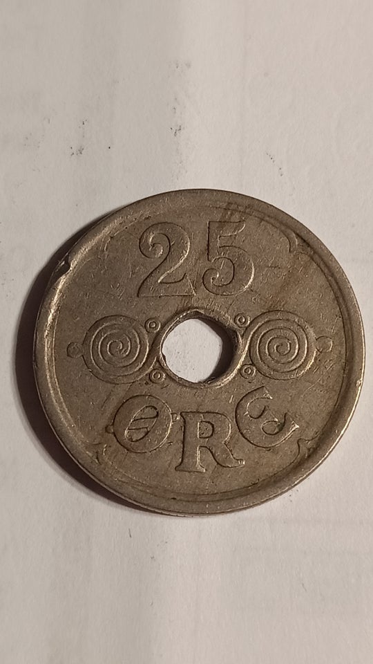 Danmark, mønter, 25 øre