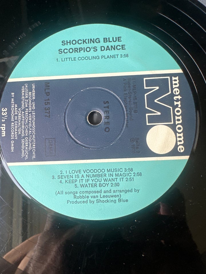 LP, Shocking blue