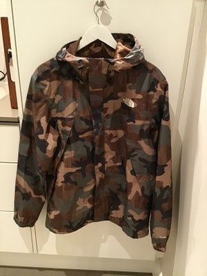 Regnjakke, str. M, The North Face,  Camouflage,  Polyester ,  Næsten som ny