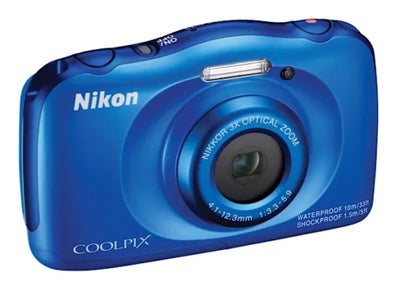 Nikon Nikon COOLPIX S33 , 13,2 megapixels, Full hd x optisk zoom, Perfekt, Nikon COOLPIX S33 13.2MP 