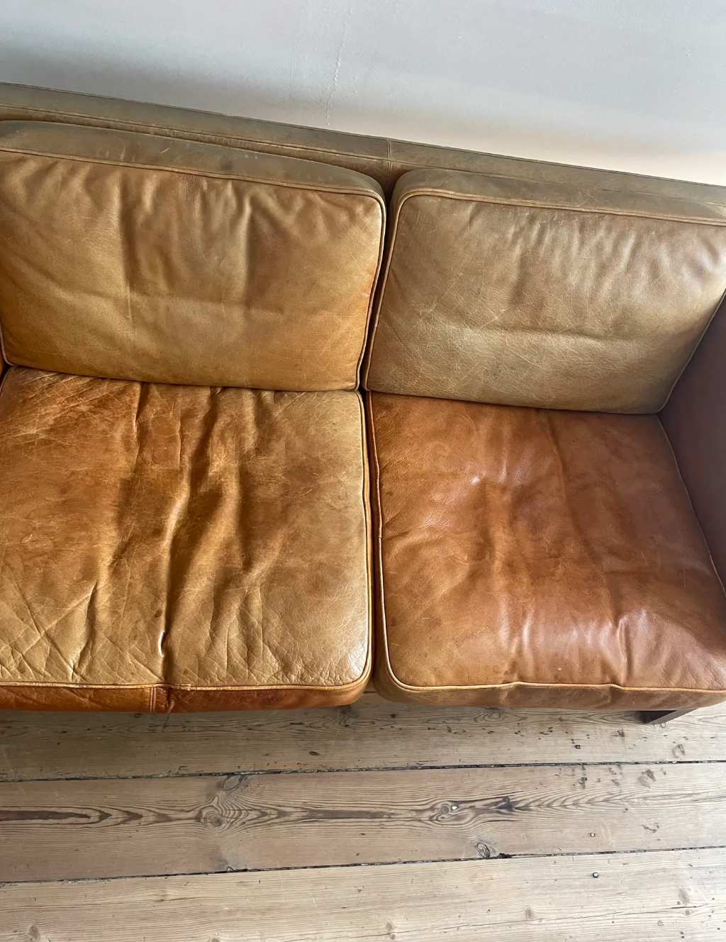 Sofa, læder, 3 pers.