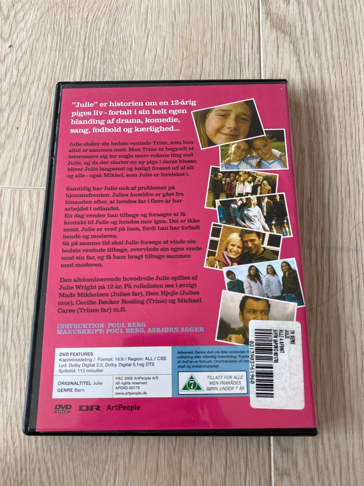 Julie Tv-Seriw, instruktør Poul Berg, DVD