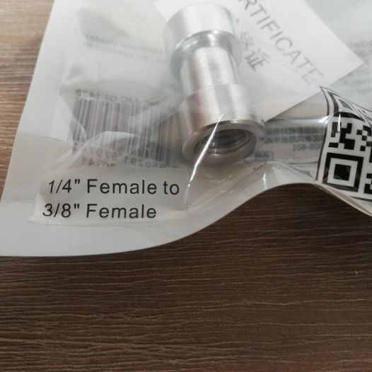 FALCON ADAPTER 4F 8F (Ny), JJC, 1/4" Female to 3/8" Female