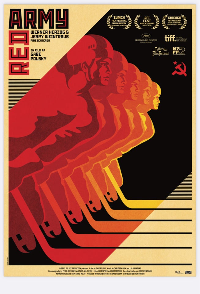 Filmplakat, Ishockey, motiv: Red Army