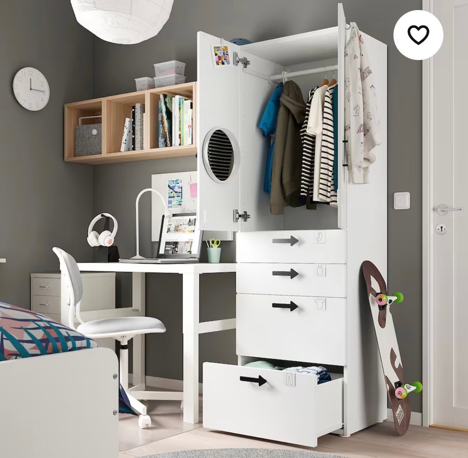 Klædeskab, IKEA, b: 60 d: 57 h: 181