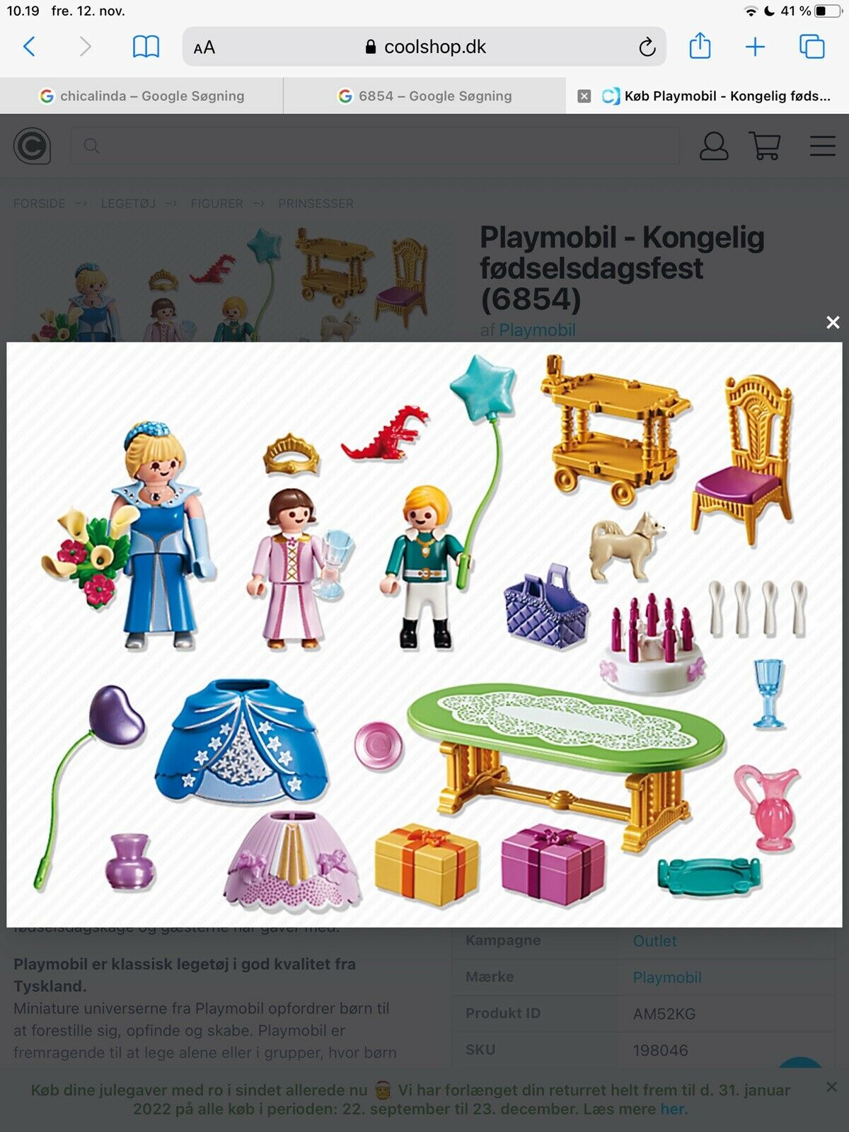Playmobil, 6854 kongelig fødselsdag – Køb og af Nyt og Brugt