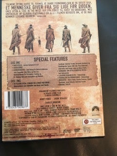 ONCE UPON A TIME IN THE WEST, instruktør Sergio Leone, DVD
