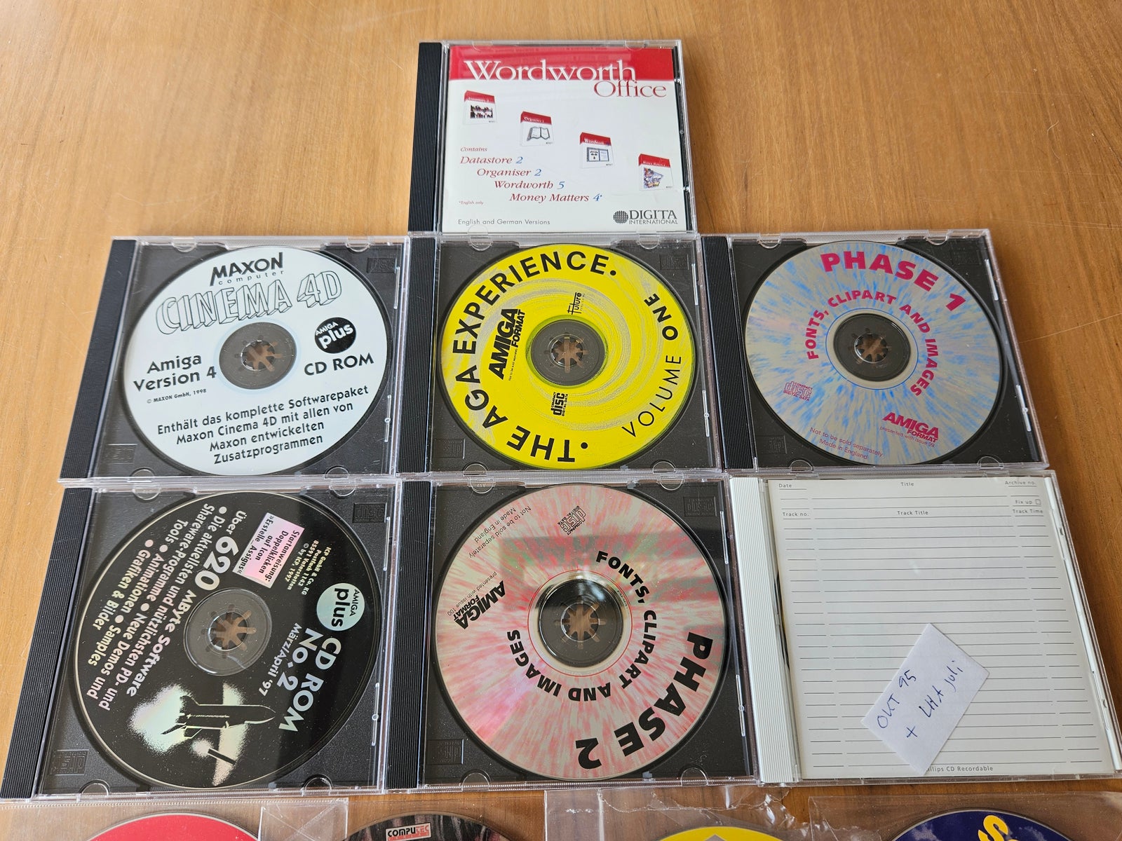 Div. CD'er til Amiga sælges samlet, Amiga 500 mfl. med