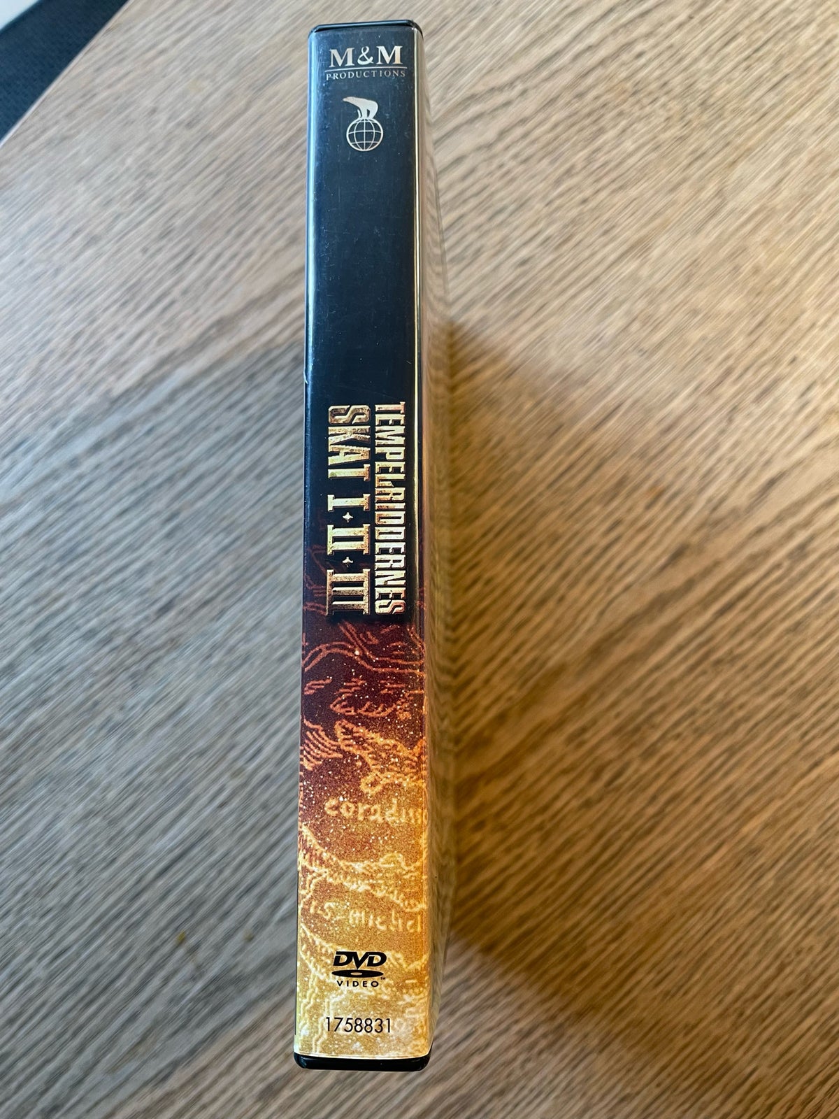 Tempelriddernes Skat 1-3, DVD, familiefilm