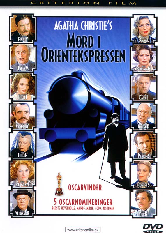 Mord i Orientekspressen, instruktør Sidney Lumet, DVD