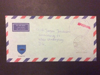 Danmark, stemplet, Feltpost, Sendt 1994 fra Tuzla til Danmark