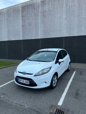 Ford Fiesta, 1,6 TDCi 90 ECO, Diesel, 2010, km 227000, hvid, aircondition, airbag, 5-dørs, service o