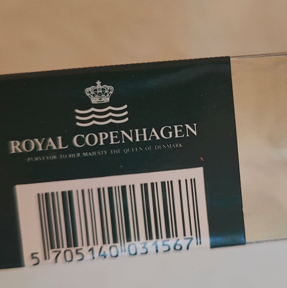 Royal Copenhagen dansk design julepynt guld