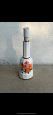 Lampe, Heiberg / Søholm, Skøn Heiberg / Søholm lampe med fint blomster motiv 

H 26 inkl fatning 