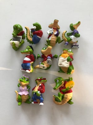 Samlefigurer, Ferrero fugurer, 10 stk ferrero krokodille figurer
Kinderæg figurer fra 90erne
Sælges 