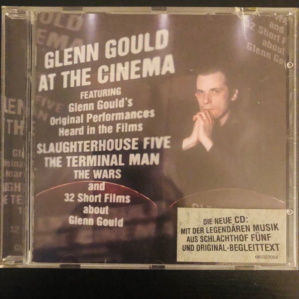 Glenn Gould : Glenn Gould At The Cinema (CD), klassisk