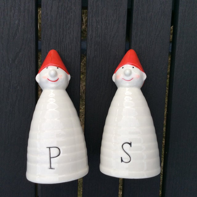 Salt og peber sæt, Jule / nisse salt og peber sæt, 12 cm…