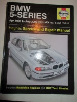 HAYNES Værkstedsbog, BMW 5-SERIES 1996-aug 2003 (n to 03
