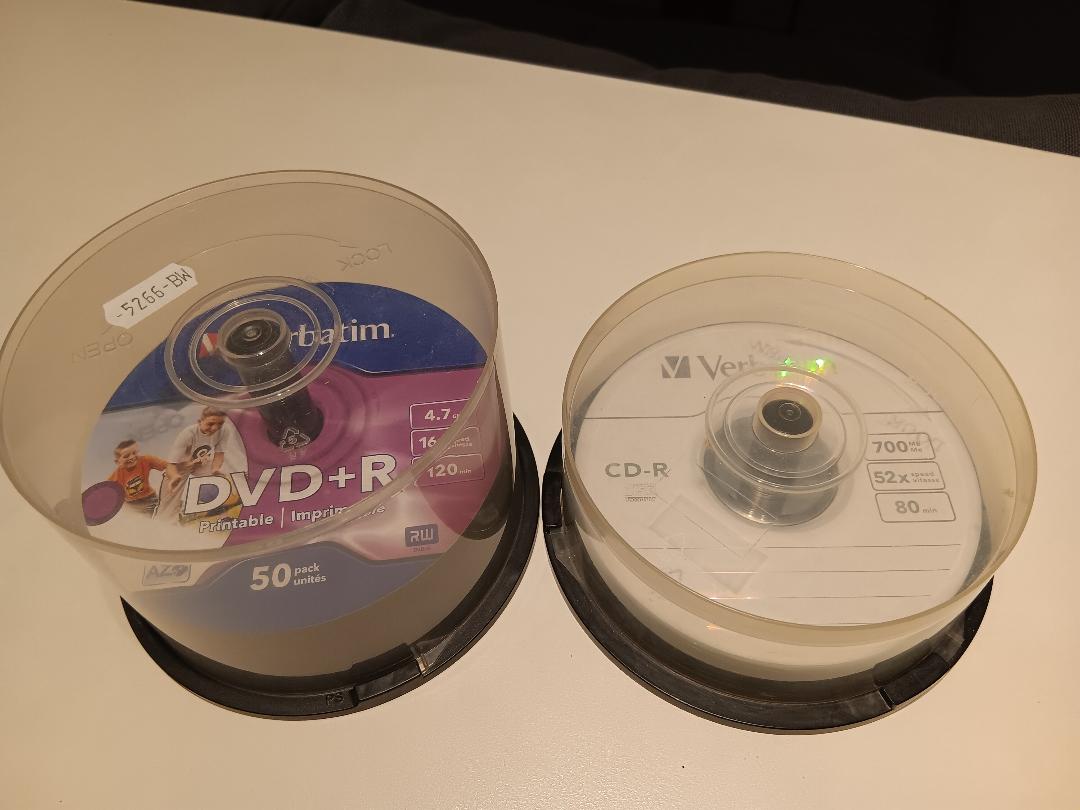 DVD+R og CD-R, Verbatim, Perfekt