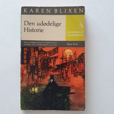 Den udødelige Historie, Karen Blixen, genre: roman