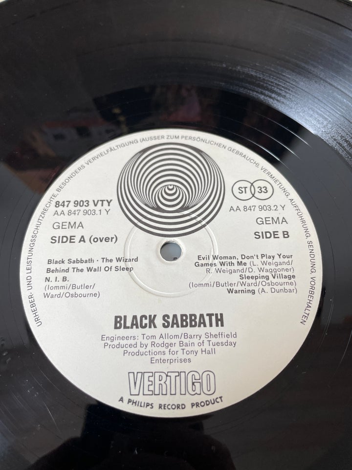 LP, Black Sabbath, Rock