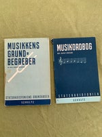 2 Musik lærebøger, Musikkens Grundbegreber og