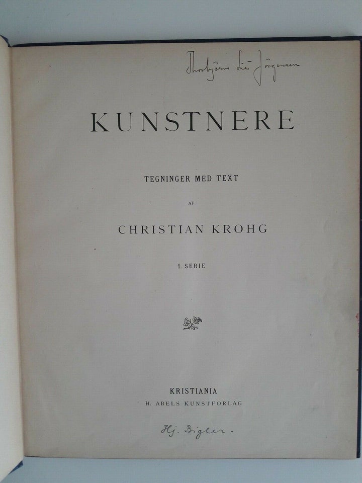 Kunstnere, Christian Krohg, emne: kunst og kultur