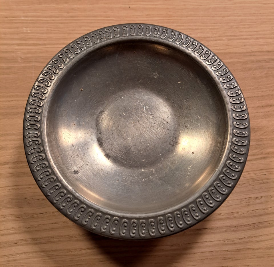 Tin Tallerken mm Pewter mfl