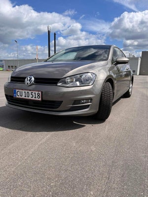 VW Golf VII, 1,4 TSi 122 Highline DSG BMT, Benzin, aut. 2014, km 166000, gråmetal, nysynet, klimaanl