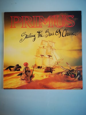 LP, Primus, Sailing on the Seas og cheese, Alternativ, Original første tryk, Europa 1991
Vinyl: EX, 