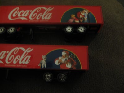 Coca Cola, 2 truks   Jule  Coca-Cola, Aldrig  Leget  med    Skabs objekt, kommer med  flere  billede