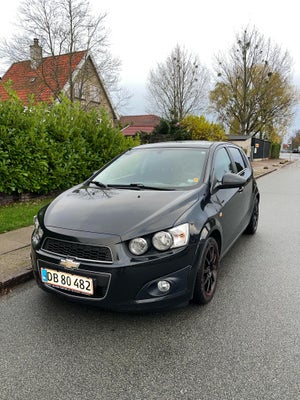 Chevrolet Aveo, 1,2 LTZ, Benzin, 2012, km 132000, sort, klimaanlæg, aircondition, ABS, airbag, alarm