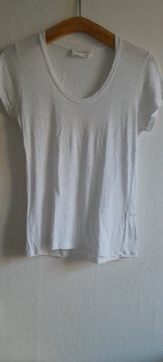 T-shirt, American vintage, str. 34, Hvid, Bomuld / viscose, Næsten som ny, Brugt 1-2 gange.

Husker 