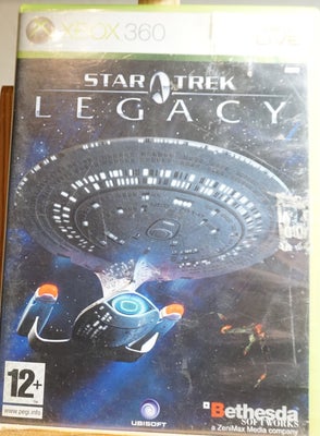 Star Trek Legacy, Xbox 360, Star Trek Legacy til Xbox 360 X360. Spillet er testet og kører perfekt.
